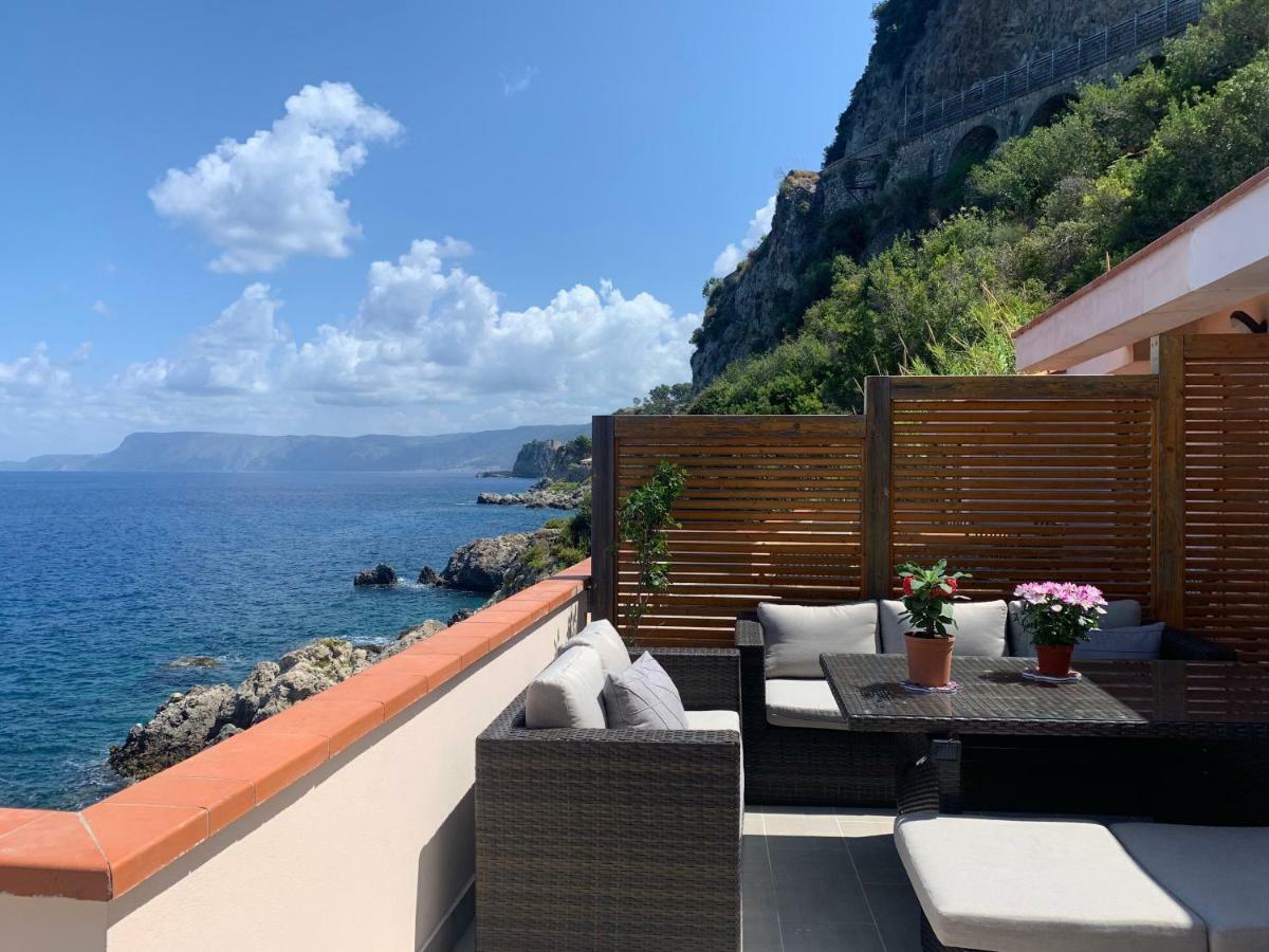 Loft Costa Viola Scilla Villa Bagian luar foto
